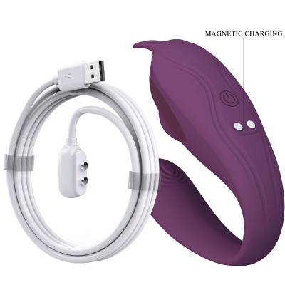 PRETTY LOVE - ESTIMULADOR E VIBRADOR SHEY APLICATIVO GRATUITO LONGA DISTÃNCIA ROXO - D-241868 - Dona Pimenta