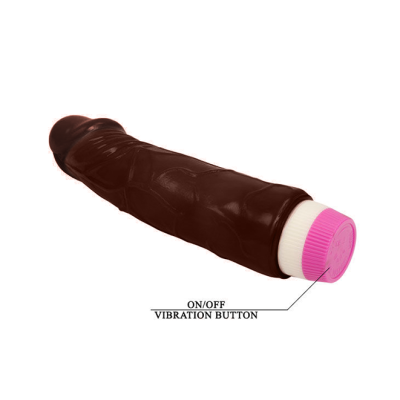 WAVES OF PLEASURE VIBRATOR 19.5 CM BROWN - D-227334 - Dona Pimenta