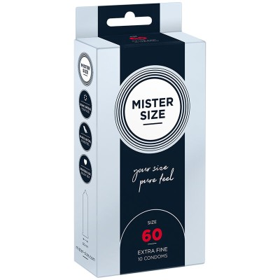 MISTER SIZE - PRESERVATIVO TAMANHO XL 60 MM (10 UNIDADES) - D-242280 - Dona Pimenta