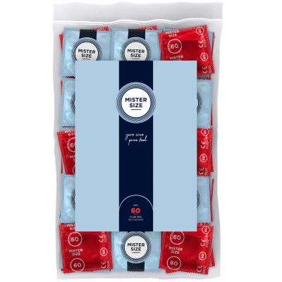 MISTER SIZE - PRESERVATIVO TAMANHO XL 60 MM (100 UNIDADES) - D-242302 - Dona Pimenta