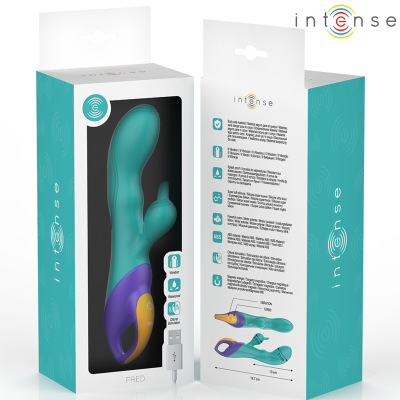 INTENSE - FRED RABBIT VIBRADOR AZUL - D-241947 - Dona Pimenta
