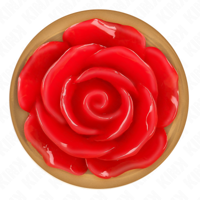 KINK - PLUG ANAL ROSA OURO COM ROSA VERMELHA L - D-242588 - Dona Pimenta