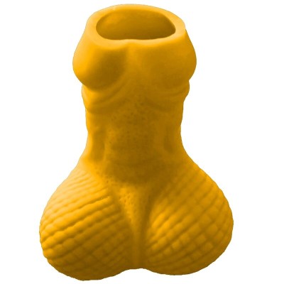 DIABLO PICANTE - VASO DE CHUPITO PENE AMARILLO - D-241791 - Dona Pimenta