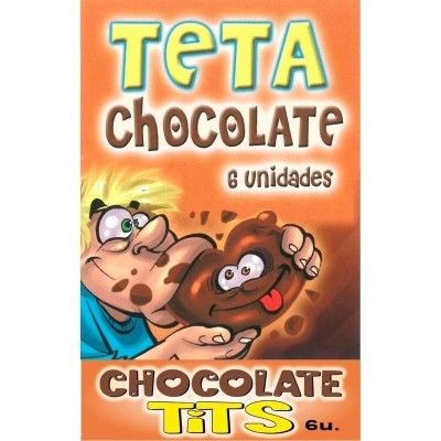 DIABLO PICANTE - 6 CHOCOLATES SEXY TITS - D-242350 - Dona Pimenta