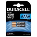 DURACELL - BATERIA ULTRA POWER ALCALINA AAAA MX2500 1,5V 2 UNIDADES - D-225370 - Dona Pimenta