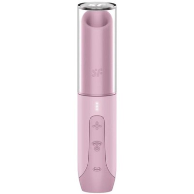 SATISFYER - ESTIMULADOR DE CLITÓRIS SECRET KISS WAVE ROSA - D-242634 - Dona Pimenta
