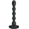 PRETTY LOVE - LYNN SILICONE ANAL PLUG 10 VIBRAÇÕES PRETO - D-242424 - Dona Pimenta
