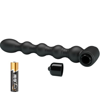 PRETTY LOVE - LYNN SILICONE ANAL PLUG 10 VIBRAÇÕES PRETO - D-242424 - Dona Pimenta