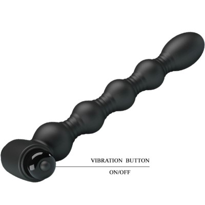 PRETTY LOVE - LYNN SILICONE ANAL PLUG 10 VIBRAÇÕES PRETO - D-242424 - Dona Pimenta