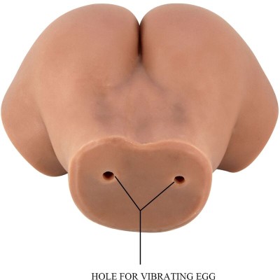 CRAZY BULL - VIBRADOR HAILEY BUTT COM VAGINA E ÂNUS REALISTAS MULATA CONTROLE REMOTO - D-242448 - Dona Pimenta