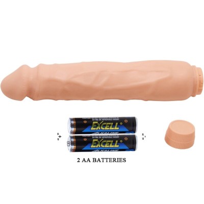 BAILE - JACK VIBRADOR REALISTA 26 CM CARNE - D-242503 - Dona Pimenta