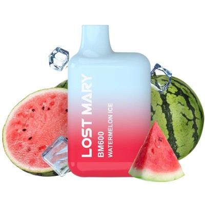 LOST MARY - BM600 NICOTINE VAPER 2% DESCARTÁVEL MELANCIA GELO - D-242683 - Dona Pimenta
