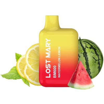 LOST MARY - BM600 NICOTINE VAPER 2% DESCARTÁVEL MELANCIA LIMÃO - D-242694 - Dona Pimenta