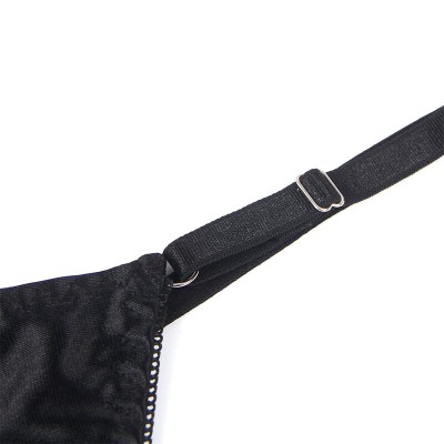 SUBBLIME - 955199 CONJUNTO DE SUTIÃ COM LAÇO PRETO AJUSTÁVEL S/M - D-242640 - Dona Pimenta