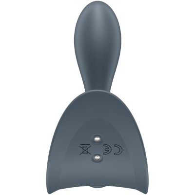 SATISFYER - BOOTY ABSOLUTE BEGINNERS 2 ANAL PLUG VIBRADOR UNISSEXO PRETO - D-239491 - Dona Pimenta