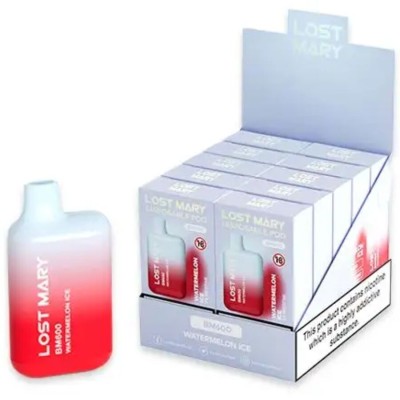 LOST MARY - BM600 NICOTINE VAPER 2% DESCARTÁVEL MELANCIA GELO - D-242683 - Dona Pimenta