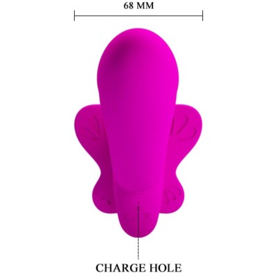 PRETTY LOVE - VIBRADOR VALERIE DOUBLE STRAP-ON 12 VIBRAÇÕES ROXO - D-242423 - Dona Pimenta