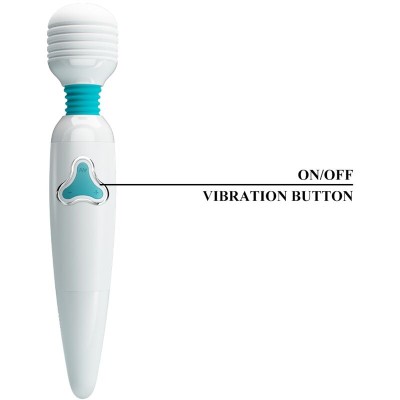 PRETTY LOVE - VIBRADOR CLOUD WAND 7 VIBRAÇÕES BRANCO - D-242479 - Dona Pimenta