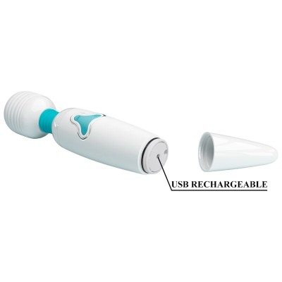 PRETTY LOVE - VIBRADOR CLOUD WAND 7 VIBRAÇÕES BRANCO - D-242479 - Dona Pimenta