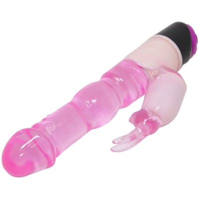 WAVES OF PLEASURE FANTASY VIBRADOR CON RABBIT 23CM - D-218766 - Dona Pimenta