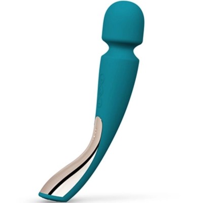 LELO SMART WAND 2 MASSAGER MÉDIO AZUL OCEANO - D-229085 - Dona Pimenta
