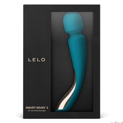 LELO SMART WAND 2 MASSAGER MÉDIO AZUL OCEANO - D-229085 - Dona Pimenta