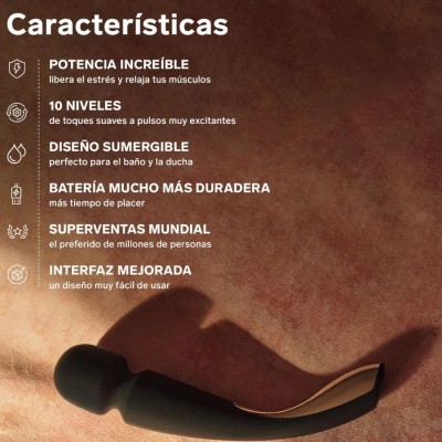 LELO SMART WAND 2 MASSAGER MÉDIO AZUL OCEANO - D-229085 - Dona Pimenta