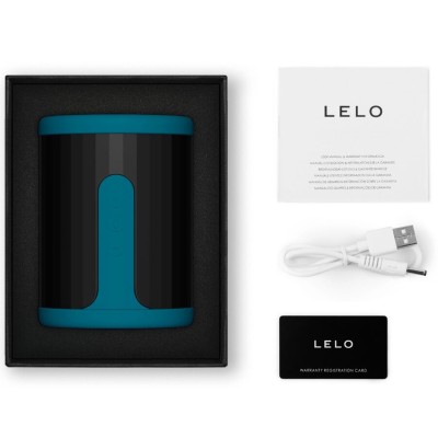 LELO - F2Sâ¢ TEAL MASTURBADOR MASCULINO AZUL - D-242818 - Dona Pimenta