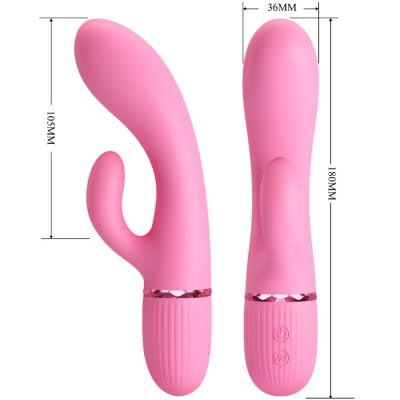 PRETTY LOVE - MARSKI RABBIT VIBRADOR E PONTO G ROSA - D-242717 - Dona Pimenta