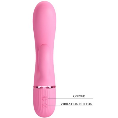 PRETTY LOVE - MARSKI RABBIT VIBRADOR E PONTO G ROSA - D-242717 - Dona Pimenta