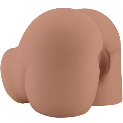 CRAZY BULL - BERNACE ASS VIBRADOR COM VAGINA REALISTA E ÂNUS CARNE CONTROLE REMOTO - D-242721 - Dona Pimenta