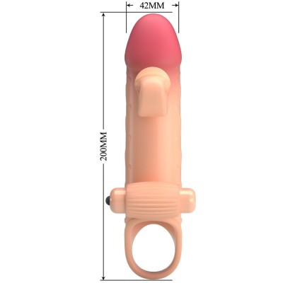 ROMANCE - MANGA VIBRANTE PARA PÉNIS NATURAL - D-242724 - Dona Pimenta