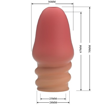 PRETTY LOVE - JEREMY PÉNIS ROSA MAIS GROSSO - D-242812 - Dona Pimenta