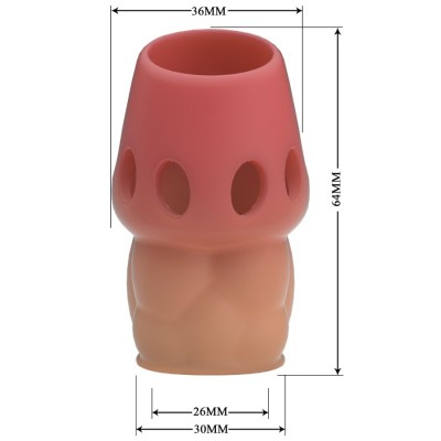 PRETTY LOVE - OSCAR PÉNIS ROSA MAIS GROSSO - D-242814 - Dona Pimenta