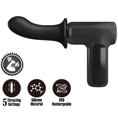 PRETTY LOVE - DJ DOCTOR MASSAGER 5 CONFIGURAÇÕES PRETO - D-242703 - Dona Pimenta