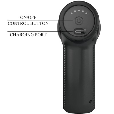 PRETTY LOVE - DJ DOCTOR MASSAGER 5 CONFIGURAÇÕES PRETO - D-242703 - Dona Pimenta