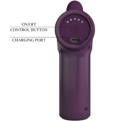 PRETTY LOVE - DJ SCHOLAR MASSAGER 5 CONFIGURAÇÕES ROXO - D-242704 - Dona Pimenta