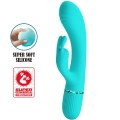 PRETTY LOVE - SCOCCO VIBRADOR COELHO TURQUESA - D-242718 - Dona Pimenta