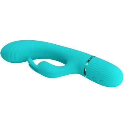 PRETTY LOVE - SCOCCO VIBRADOR COELHO TURQUESA - D-242718 - Dona Pimenta