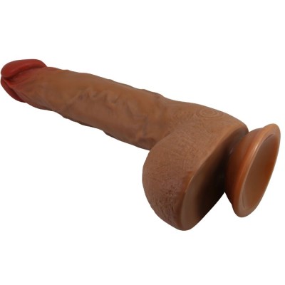 BAILE - BEAUTIFUL WILKS 5 CONFIGURAÇÕES VIBRADOR REALISTA 25 CM MULATO - D-242737 - Dona Pimenta