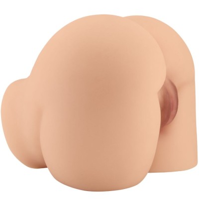 CRAZY BULL - VIBRADOR TRASEIRO ROLONDA COM VAGINA E ÂNUS REALISTAS NATURAIS - D-242726 - Dona Pimenta