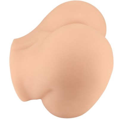 CRAZY BULL - VIBRADOR TRASEIRO ROLONDA COM VAGINA E ÂNUS REALISTAS NATURAIS - D-242726 - Dona Pimenta