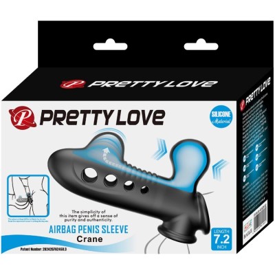 PRETTY LOVE - MANGA CRANE PENIS COM AIRBAG PRETA - D-242705 - Dona Pimenta