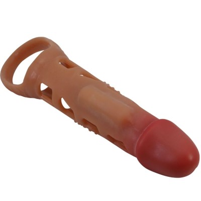 PRETTY LOVE - MANGA VIBRATÓRIA PARA PÉNIS PRESTON 18 CM - D-242731 - Dona Pimenta