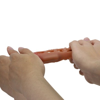 PRETTY LOVE - MANGA VIBRATÓRIA PARA PÉNIS PRESTON 18 CM - D-242731 - Dona Pimenta