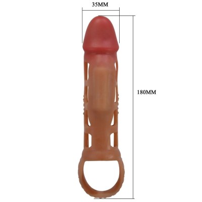 PRETTY LOVE - MANGA VIBRATÓRIA PARA PÉNIS PRESTON 18 CM - D-242731 - Dona Pimenta