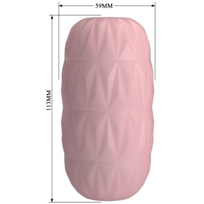 PRETTY LOVE - MASTURBADOR MASCULINO ATHENA ALICE ROSA - D-242738 - Dona Pimenta