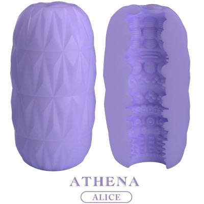 PRETTY LOVE - MASTURBADOR MASCULINO ATHENA ALICE ROXO - D-242739 - Dona Pimenta