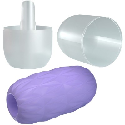 PRETTY LOVE - MASTURBADOR MASCULINO ATHENA ALICE ROXO - D-242739 - Dona Pimenta