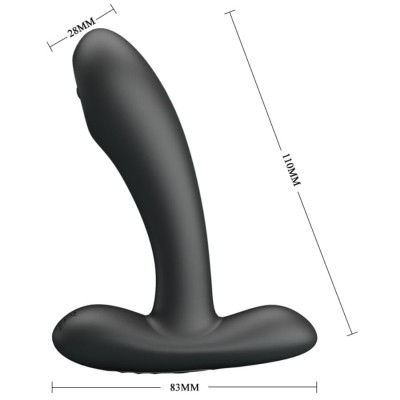 PRETTY LOVE - MASSAGEADOR VIBRATÓRIO ANAL E VAGINAL REMINTON PRETO - D-242815 - Dona Pimenta